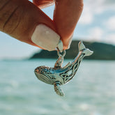 Celtic Whale Sterling Silver Pendant